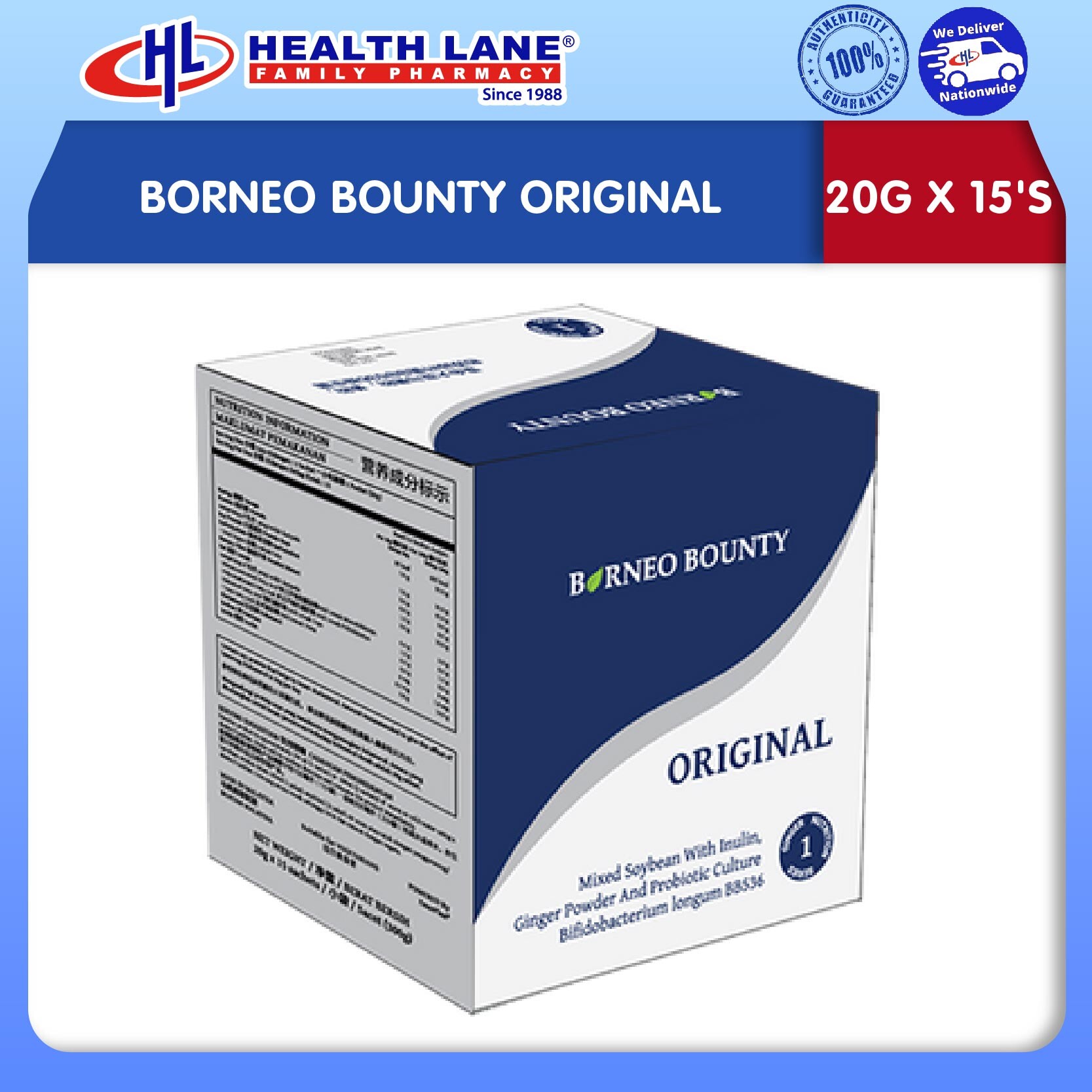 BORNEO BOUNTY ORIGINAL (20G X 15'S)